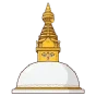 The Swayambhu stupa